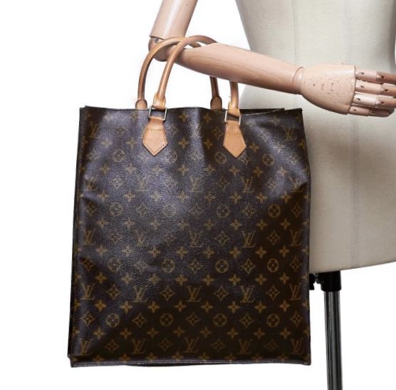 Louis Vuitton Sac Plat Tote In Monogram Canvas Leather 