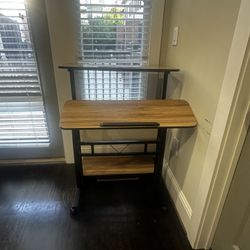 Portable Standing Desk with Wheels