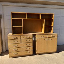 Free Oak Garage Cabinets 