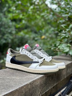 Travis Scott x Air Jordan 1 Retro Low OG SP 'Reverse Olive  Medium Olive'