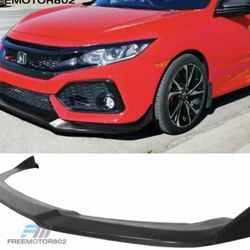 Fits 19-21 Honda Civic CS Style Front Bumper Lip Underbody PU