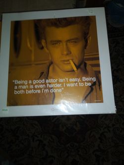 James Dean poster.