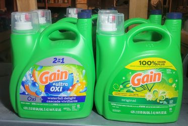 Gain Detergent 144 Oz, 100 Loads ($14 each)