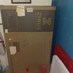 Zinus Jennifer 47" x 29" Black Frame Desk, Deep Espresso