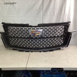 2021-2024 CADILLAC ESCALADE FRONT GRILLE BLACK CHROME USED OEM (contact info removed)9