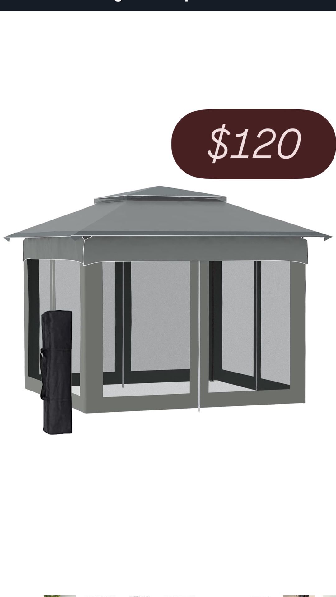 Pop Up Instant Gazebo Tents with Mosquito Netting