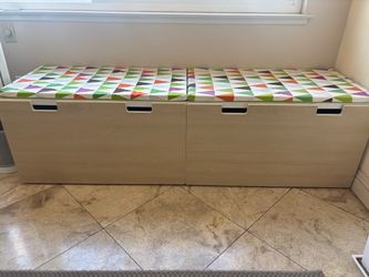 IKEA Stuva Storage Bench with Cushions