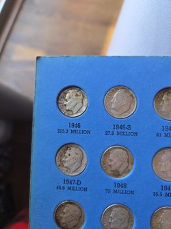 Silver ROOSEVELT Dime Set