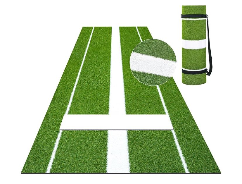 Jaikg 10’x3’ Anti Slip Rubber Softball Pitching Mat