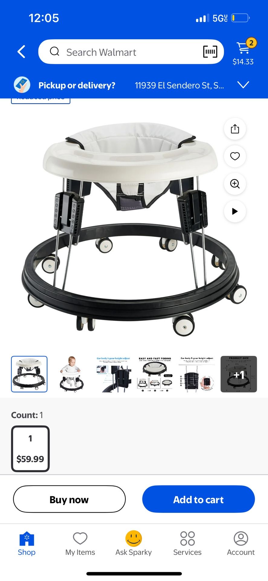 Baby Walker 8-18 Months