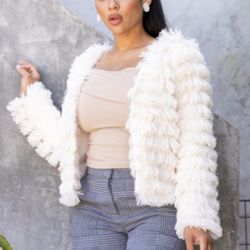 Faux Fur Coat (small-large)