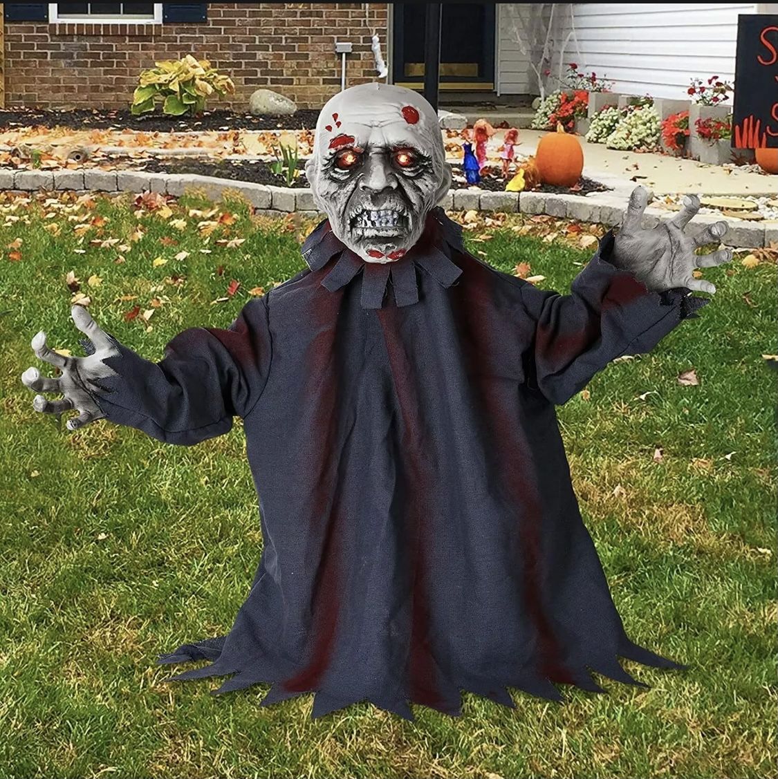 HXS Halloween Decorations Groundbreaker Zombie Halloween Props Animated Movable