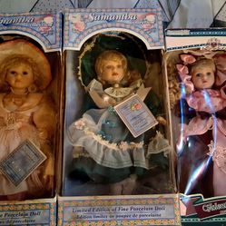  vintage porcelain Dolls 30$ for all or 15$ each 
