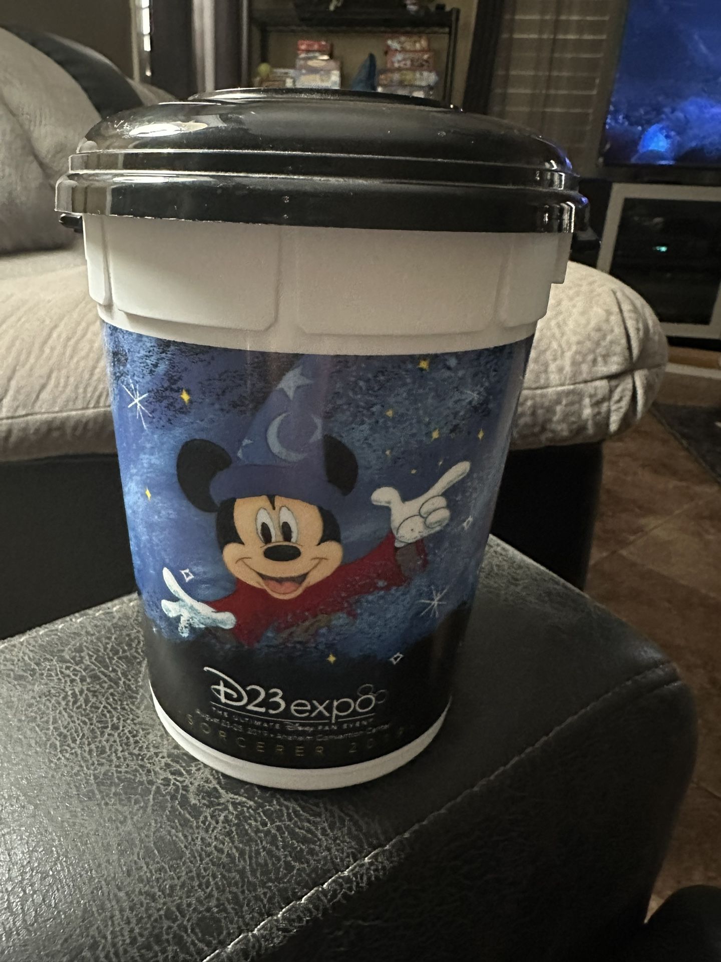 Disney D23 Expo Small Popcorn Bucket Like New