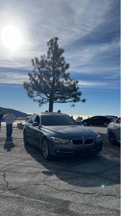 F30 front Bumper Mineral Grey with BMW Emblem