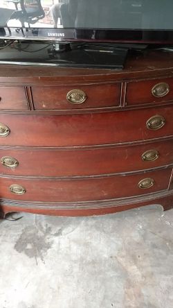 Solid wood antique dresser