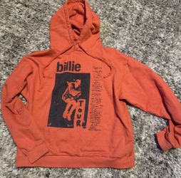 Billie Eilish Tour Hoodie Size Medium