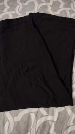 Black H&M linen pants wide leg size 6