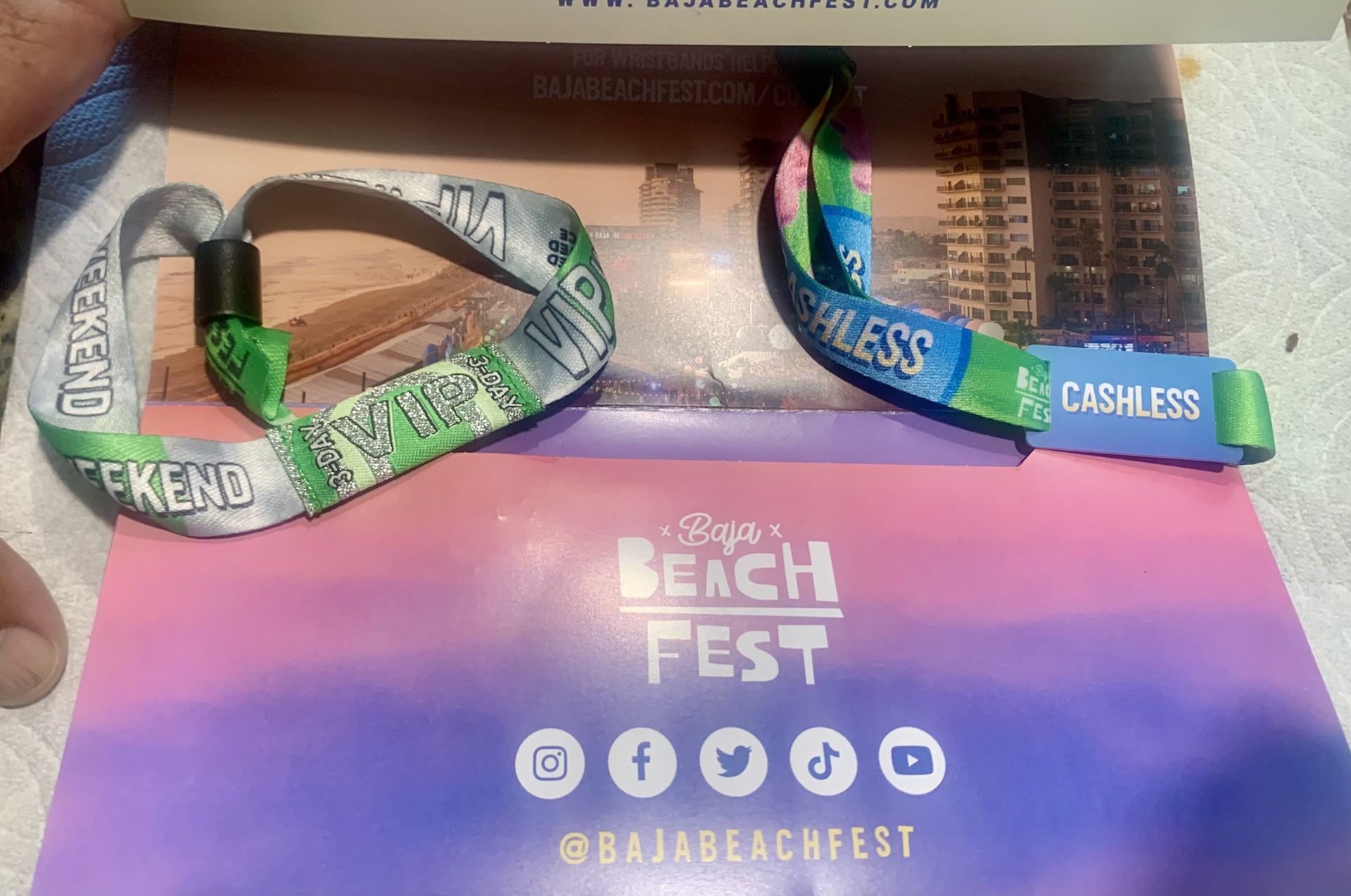 Bajafest 2025 VIP 3Day Pass for Sale. Price Negotiable 