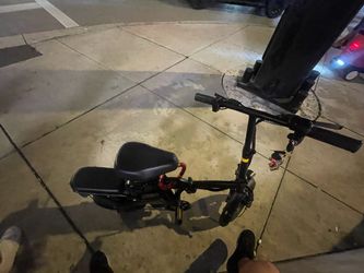 Electric bike with Seat Attachment