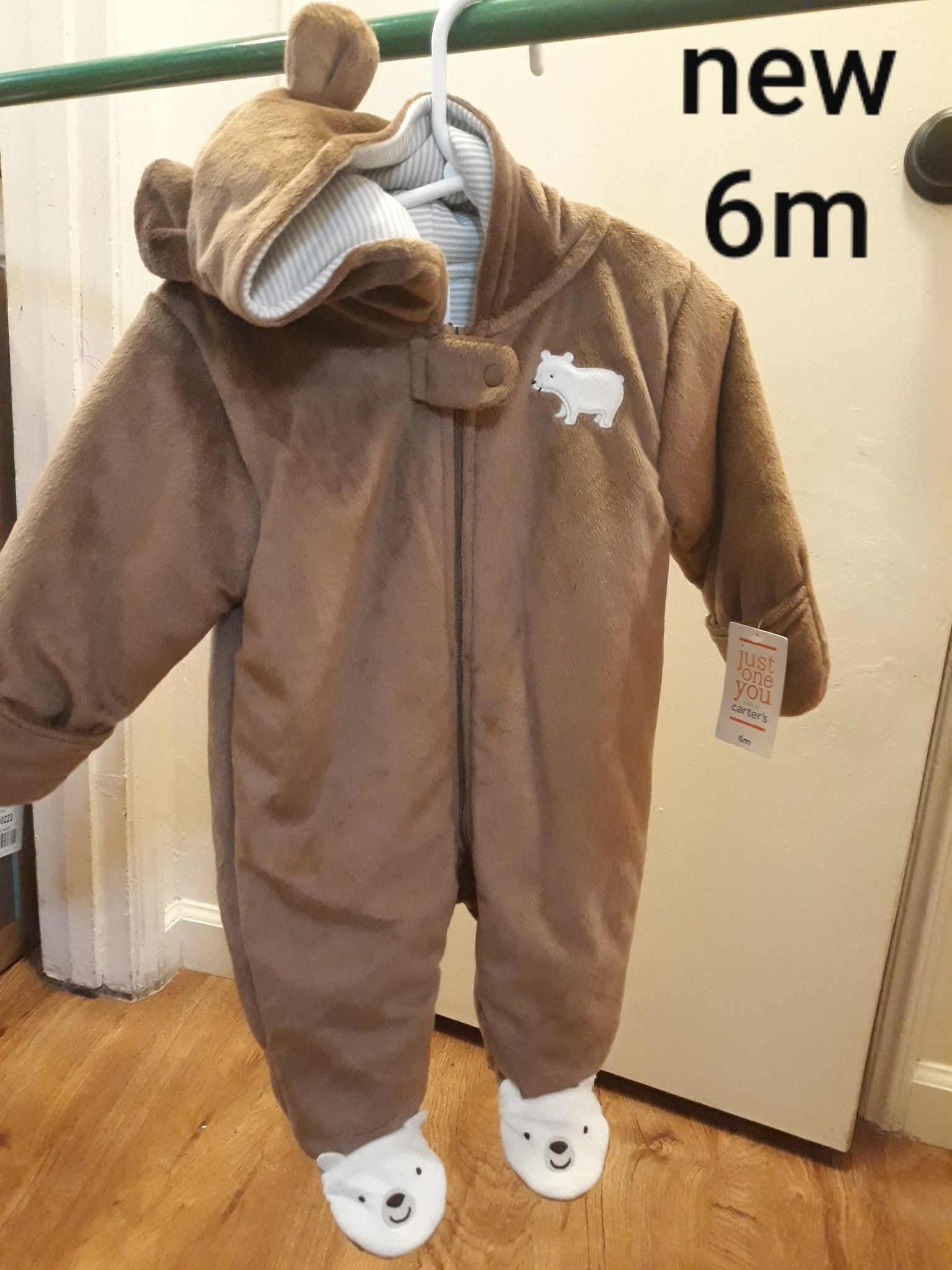 New with tag, baby warm onesie