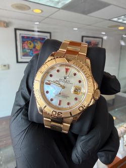 Rolex Yachtmaster MOP Ruby dial