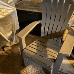 Two Adirondack Chairs