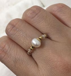real pearl ring