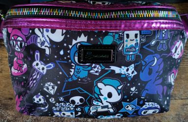 Limited Edition Rare Galactic Dreams Tokidoki Fanny Pack With Rainbow Zippers And Buckle