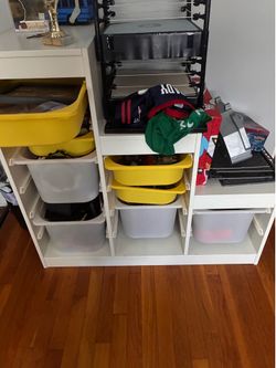 Kids storage bins containers