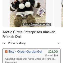 Alaskan Friends Traditional Doll-NEW
