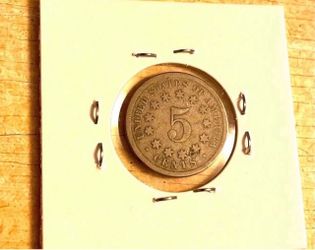 1867 Shield Nickel