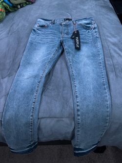Purple jeans