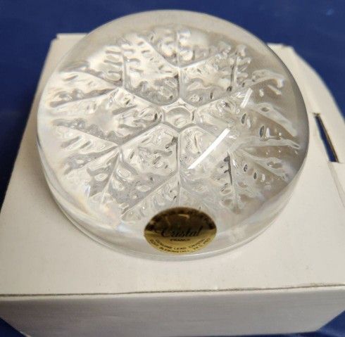 Lead Crystal Paperweight