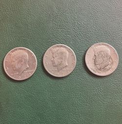 🔥👀(3)1971 Half Dollar Collectible Coins