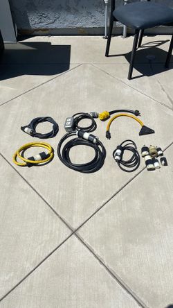 Heavy Duty Extension Cords with Box and Accessories
