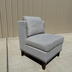 Grey Upholstered Accent Chairs SET OF 2