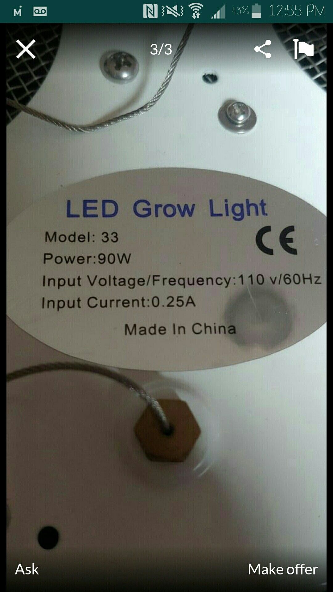 Led grow light