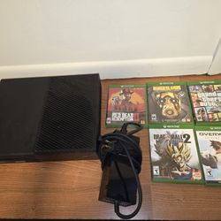 Xbox One With 5 Games - Tested And Reset