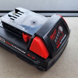 Milwaukee M18 18-Volt 2.0 Ah Lithium-Ion Compact Battery $40-45