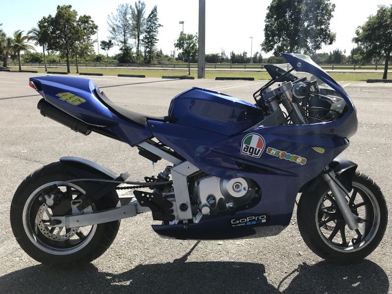 Stretched Super pocket bike x6 110cc