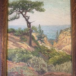 Walter Barron Currier 1917 Oil painting