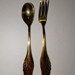 Tiny Spoon And Fork Set