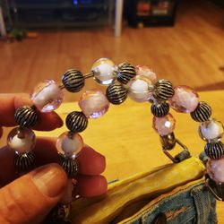 Small Collector Jeans Purse With Glass Beads