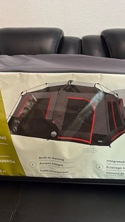 Core Equipment 10 Person Lighted Instant Cabin Tent