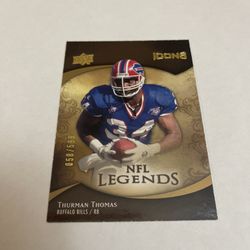 Upper Deck Icons NFL Legends Thurman Thomas 058/599