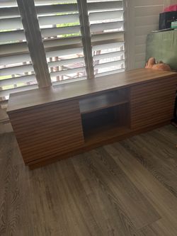 Mid Century Style Heavy Entertainment Center (originally from Target)
