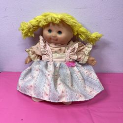 Cean Tots Quality Dolls, Fisher Price Dress, 8.5”