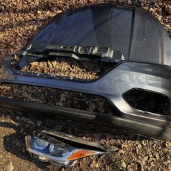 ✅ 👍 ORIGINAL GRAY HONDA HR-V HRV HOOD ORIGINAL 2016 2017 2018 AND FRONT BUMPER + LOWER VALANCE + HEADLIGHT 2019 2020 2021