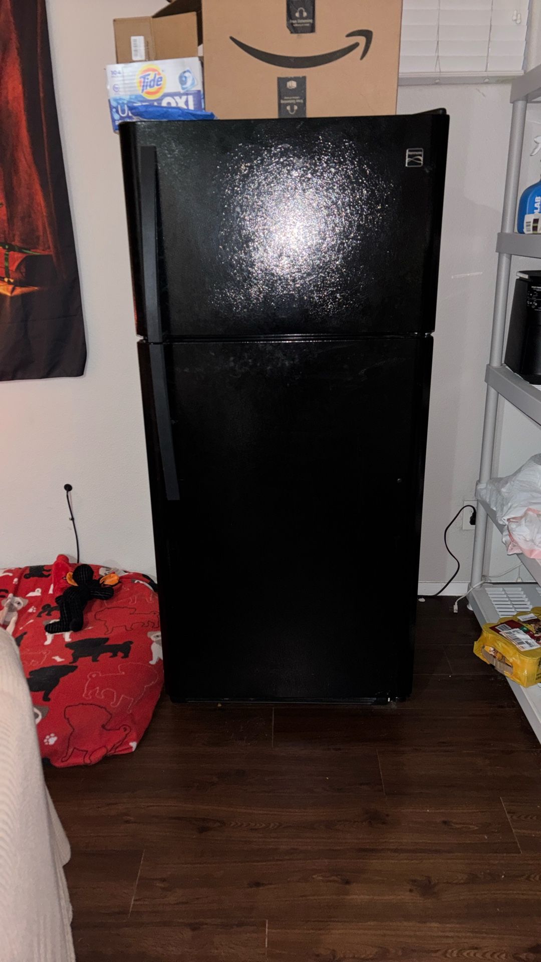 Black Full Refrigerator/ Works Great!k